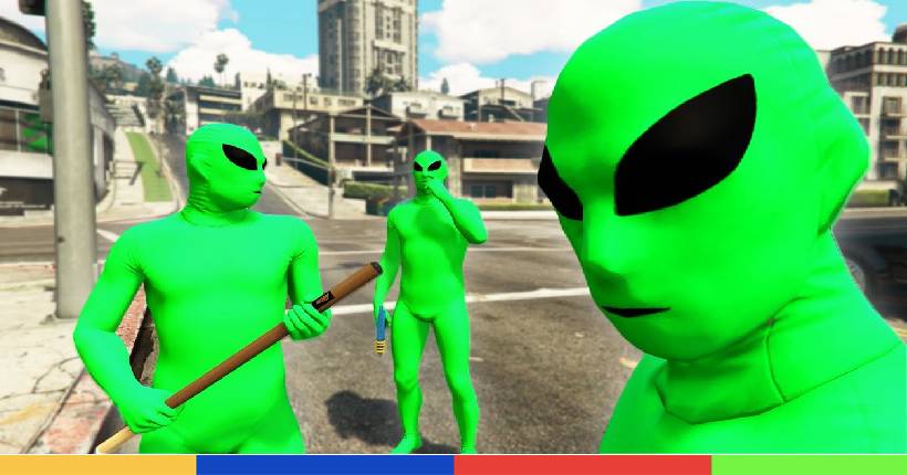 Une guerre de gangs aliens sur GTA Online envahit Internet